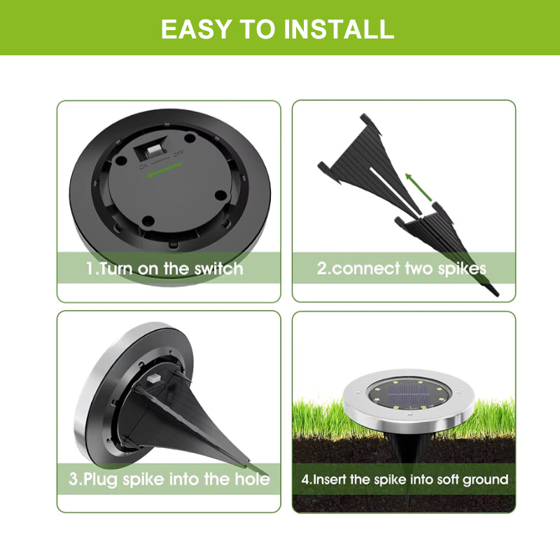 Solar Light Outdoor path and garden