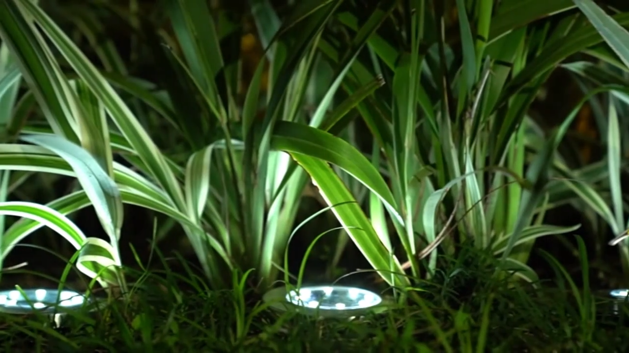 Load video: Video - Solar lamp, Set of 8 lamps